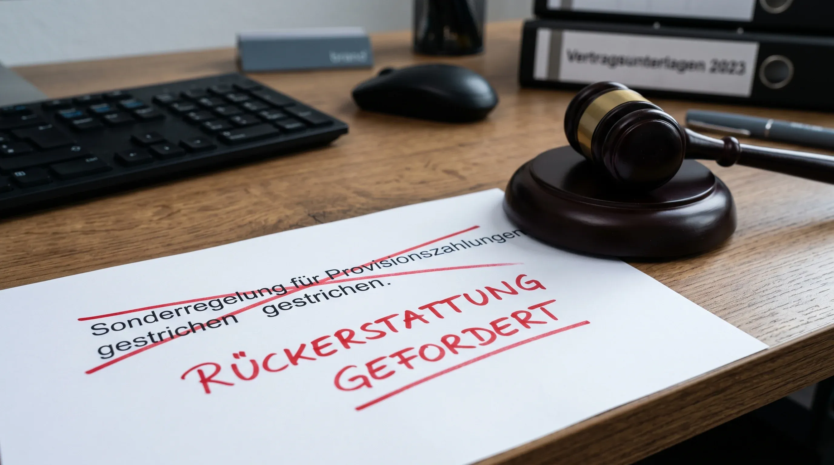 BGH zur Textform beim Maklervertrag: Provisionshinweise gehören nicht in den E-Mail-Footer