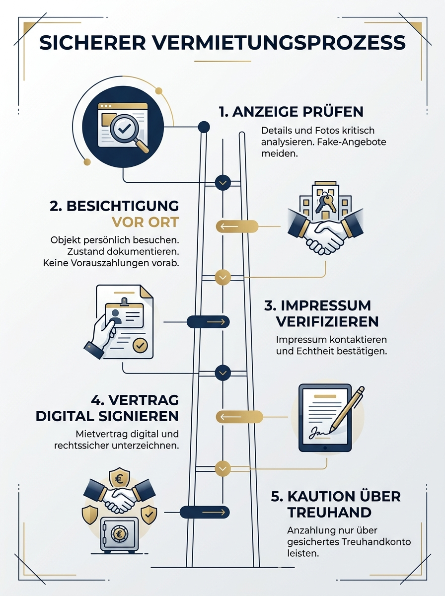 Sicherer Vermietungsprozess
